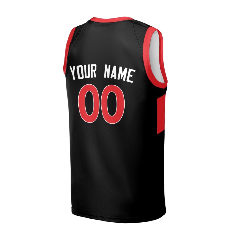 Personalized Toronto Raptors Basketball Jersey - Black Fast Break Statement Style, Custom Name & Number-4