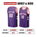 Personalized Toronto Raptors Basketball Jersey - Purple Swingman Classic Style, Custom Name & Number-2