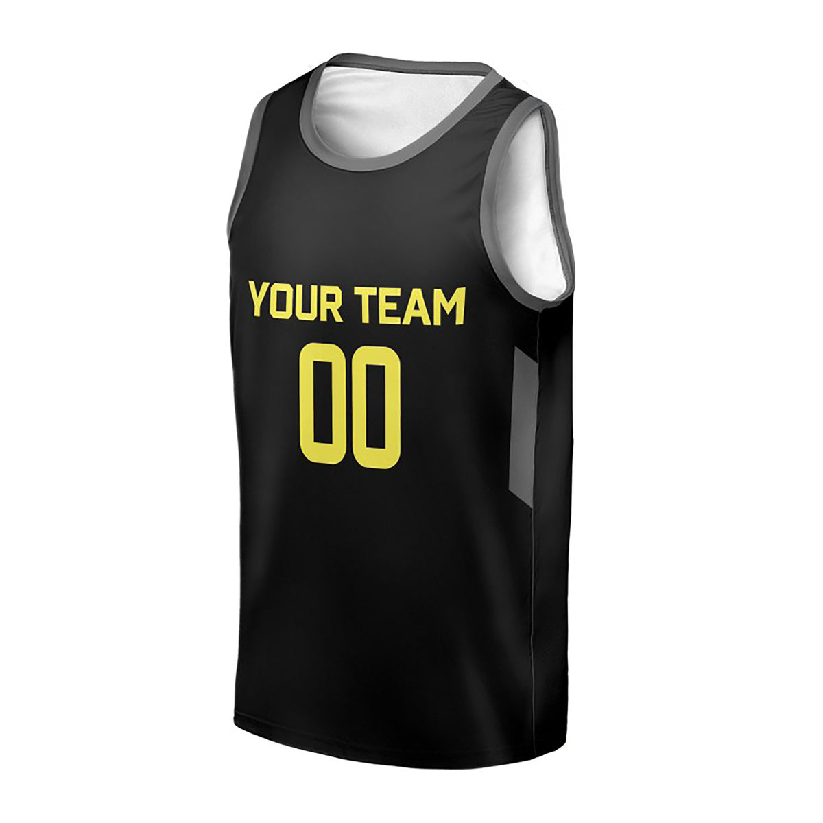 Personalized Utah Jazz Basketball Jersey - Black Fast Break Statement Style, Custom Name & Number-3