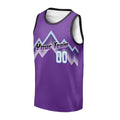Personalized Utah Jazz Basketball Jersey - Purple Fast Break Icon Style, Custom Name & Number-3