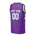 Personalized Utah Jazz Basketball Jersey - Purple Fast Break Icon Style, Custom Name & Number-4
