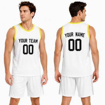 Personalized Utah Jazz Basketball Jersey - White Fast Break Association Style, Custom Name & Number-1