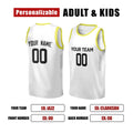 Personalized Utah Jazz Basketball Jersey - White Fast Break Association Style, Custom Name & Number-2