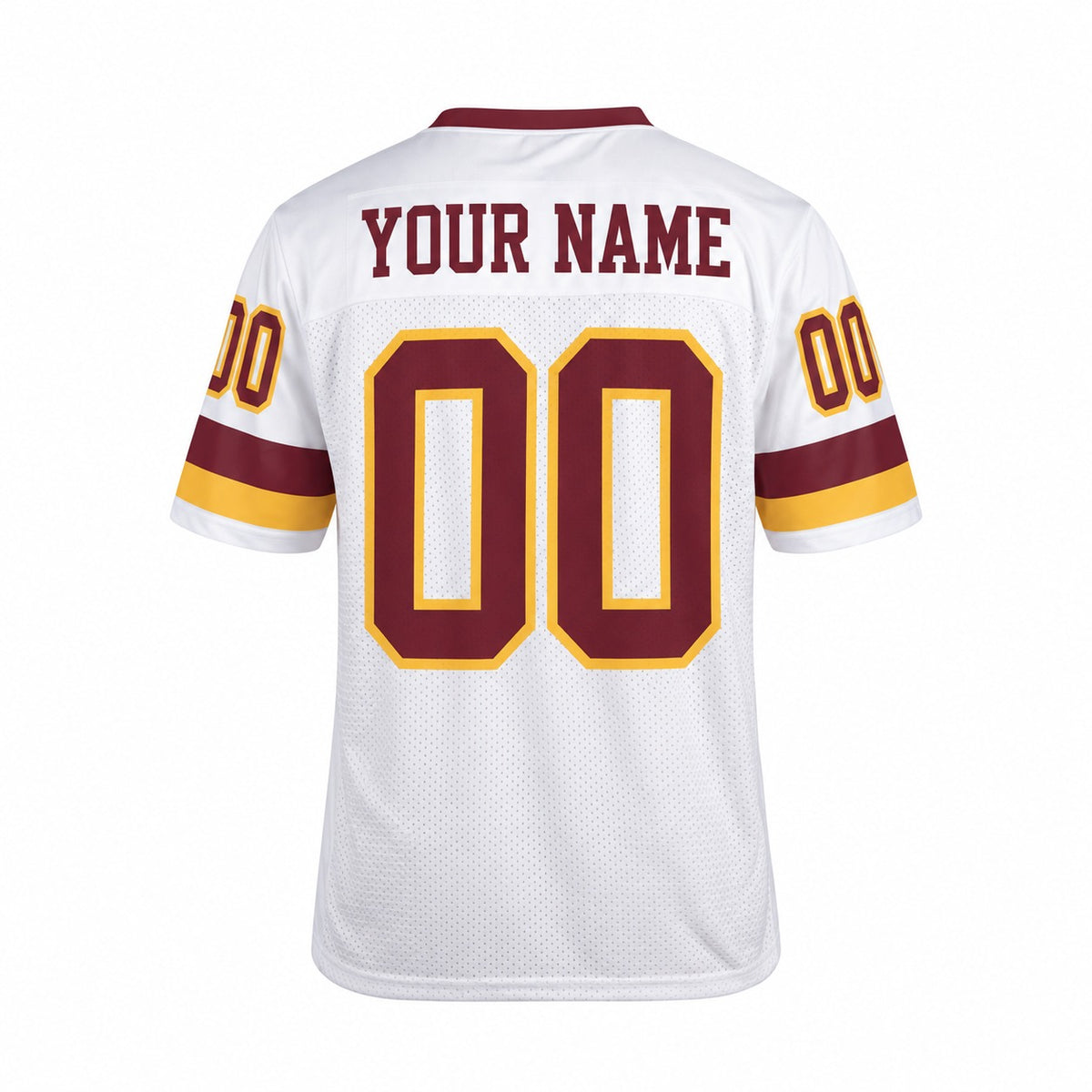 Personalized Washington 1991 Football Jersey – White Throwback Style, Custom Name Patch, Team Name, Number & Logo-4