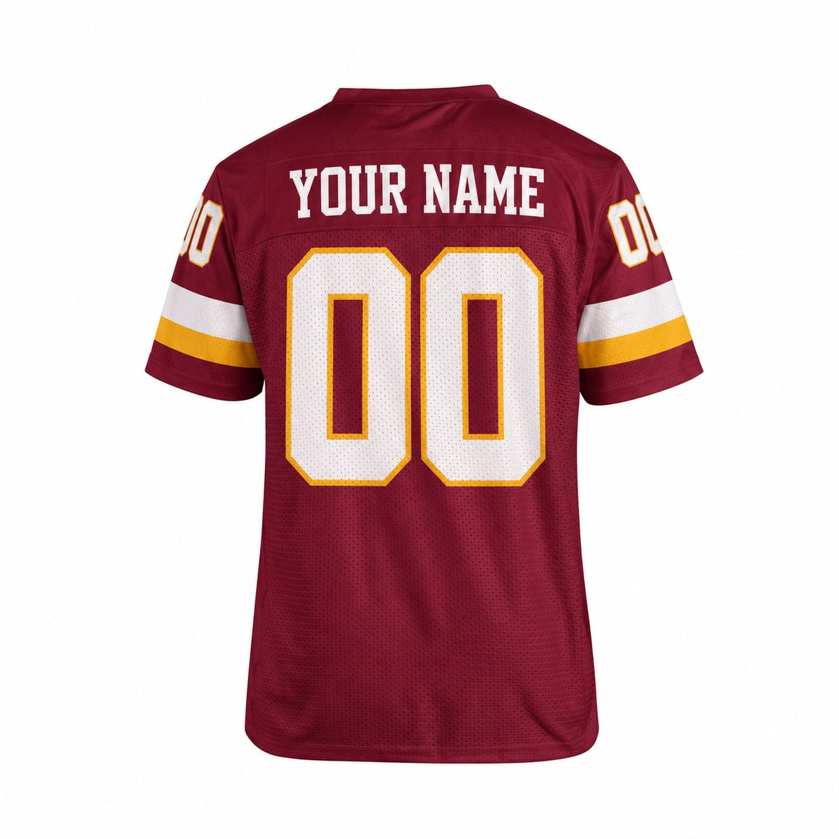 Personalized Washington 1994 Football Jersey – Burgundy Throwback Style, Custom Name Patch, Team Name, Number & Logo-4