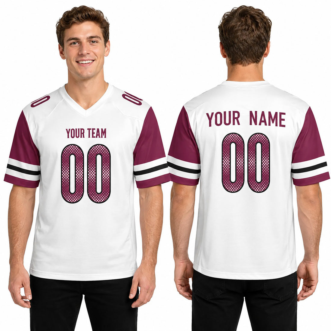 Personalized Washington Commanders Football Jersey - White Fan Style, Custom Name & Number-1
