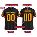 Personalized Washington Commanders Football Jersey – Black Alternate Vapor F.U.S.E. Elite Style, Custom Name Patch, Team Name, Number & Logo-2