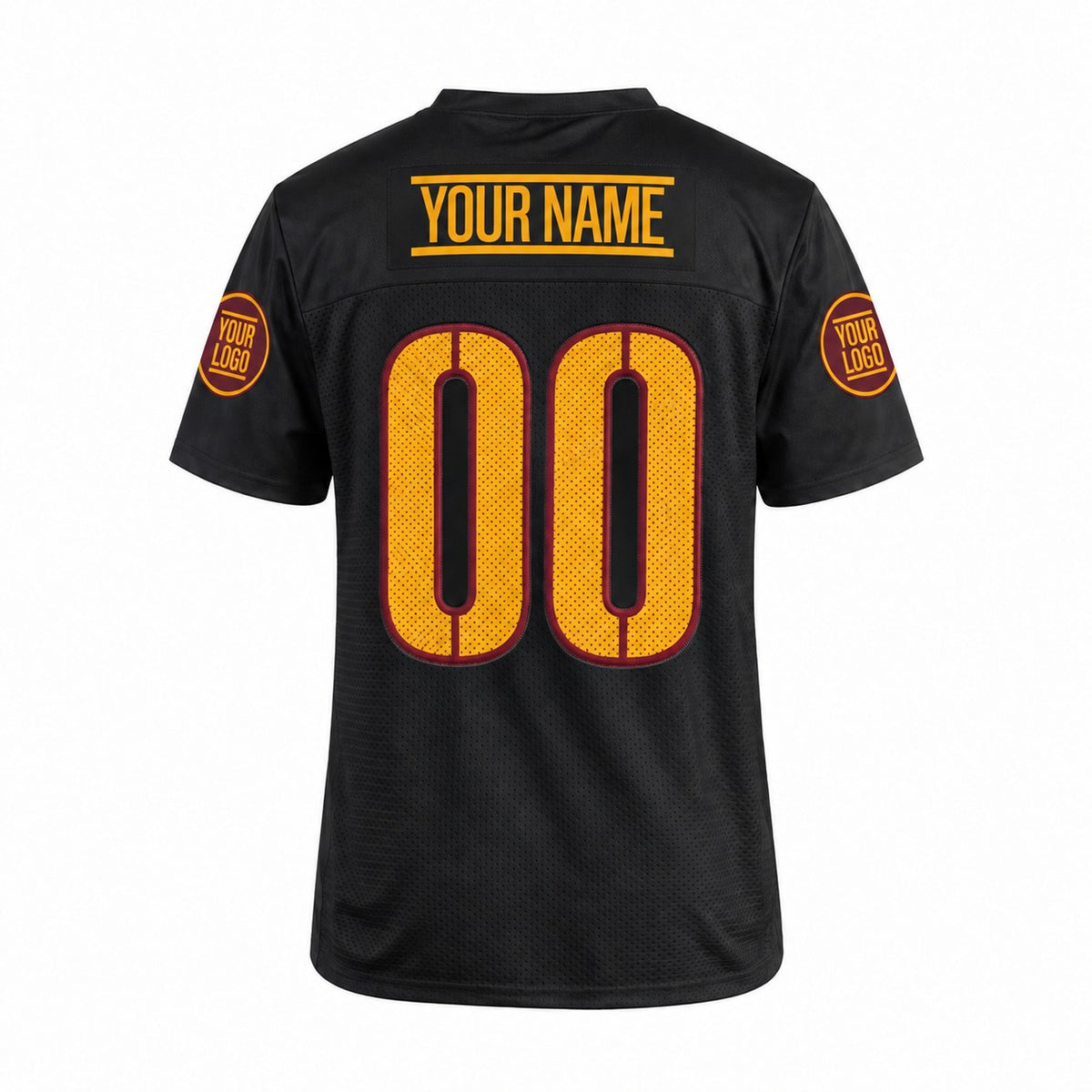 Personalized Washington Commanders Football Jersey – Black Alternate Vapor F.U.S.E. Elite Style, Custom Name Patch, Team Name, Number & Logo-4
