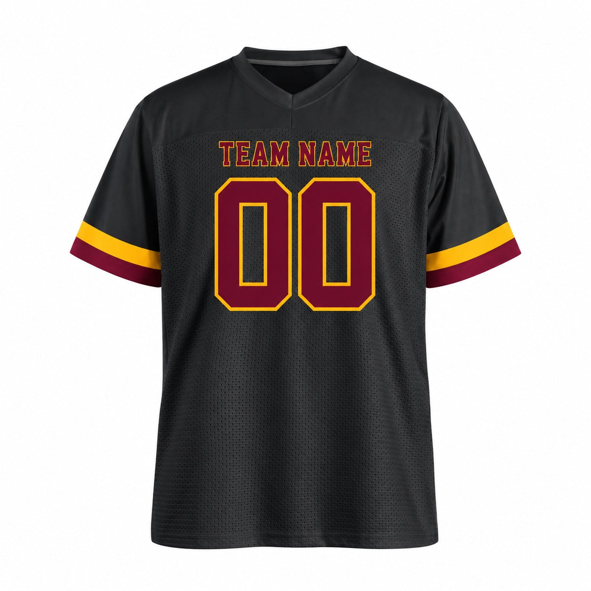 Personalized Washington Commanders Football Jersey – Black Hail Raiser Alternate Style, Custom Name Patch, Team Name, Number & Logo-3