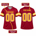 Personalized Washington Commanders Football Jersey – Burgundy Vapor F.U.S.E. Elite Style, Custom Name Patch, Team Name, Number & Logo-2
