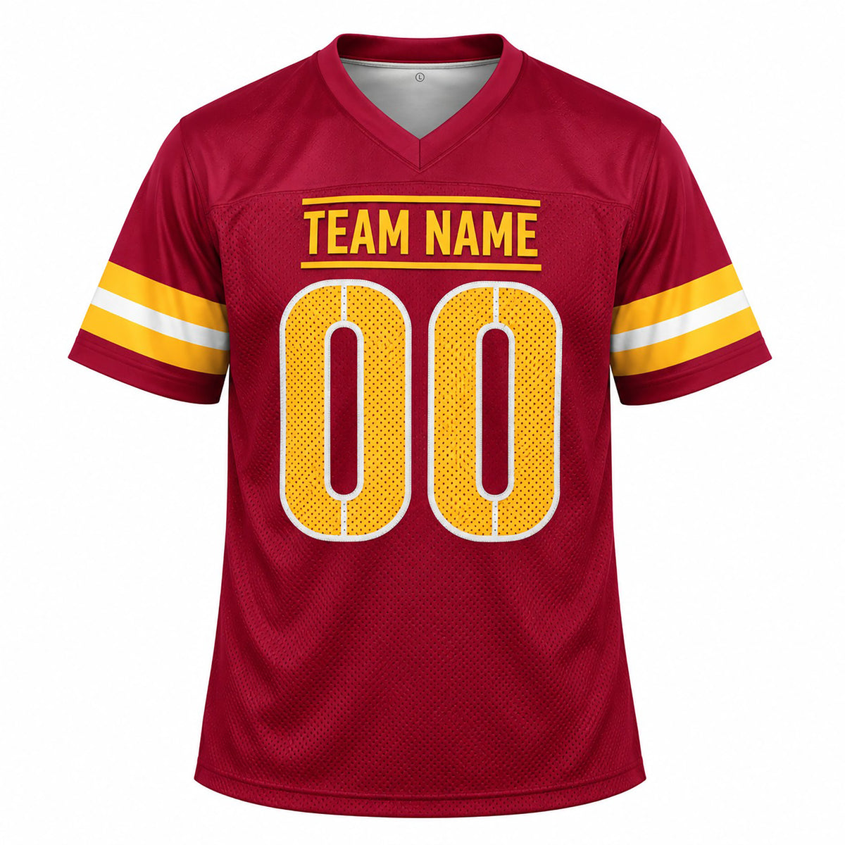 Personalized Washington Commanders Football Jersey – Burgundy Vapor F.U.S.E. Elite Style, Custom Name Patch, Team Name, Number & Logo-3