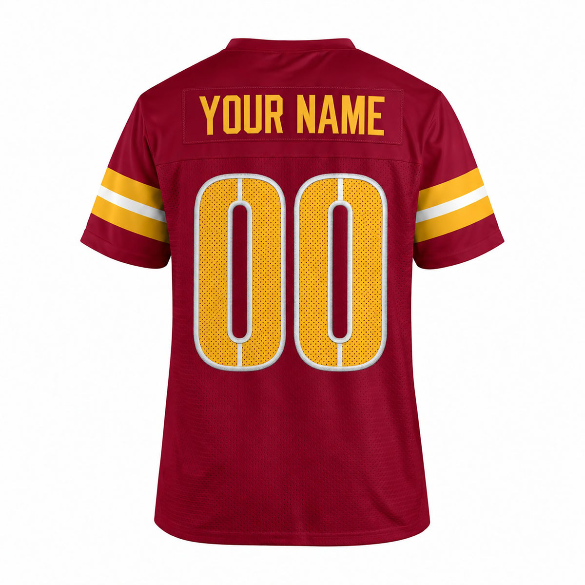 Personalized Washington Commanders Football Jersey – Burgundy Vapor F.U.S.E. Elite Style, Custom Name Patch, Team Name, Number & Logo-4