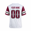 Personalized Washington Commanders Football Jersey – White Game Style, Custom Name Patch, Team Name, Number & Logo-4