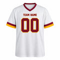 Personalized Washington Commanders Football Jersey – White Super Bowl Era Style, Custom Name Patch, Team Name, Number & Logo-3