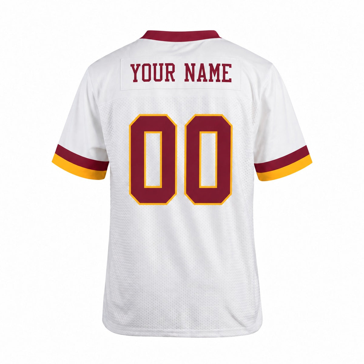 Personalized Washington Commanders Football Jersey – White Super Bowl Era Style, Custom Name Patch, Team Name, Number & Logo-4