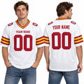 Personalized Washington Football Jersey – White Legacy Style, Custom Name Patch, Team Name, Number & Logo-1