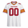 Personalized Washington Football Jersey – White Legacy Style, Custom Name Patch, Team Name, Number & Logo-3