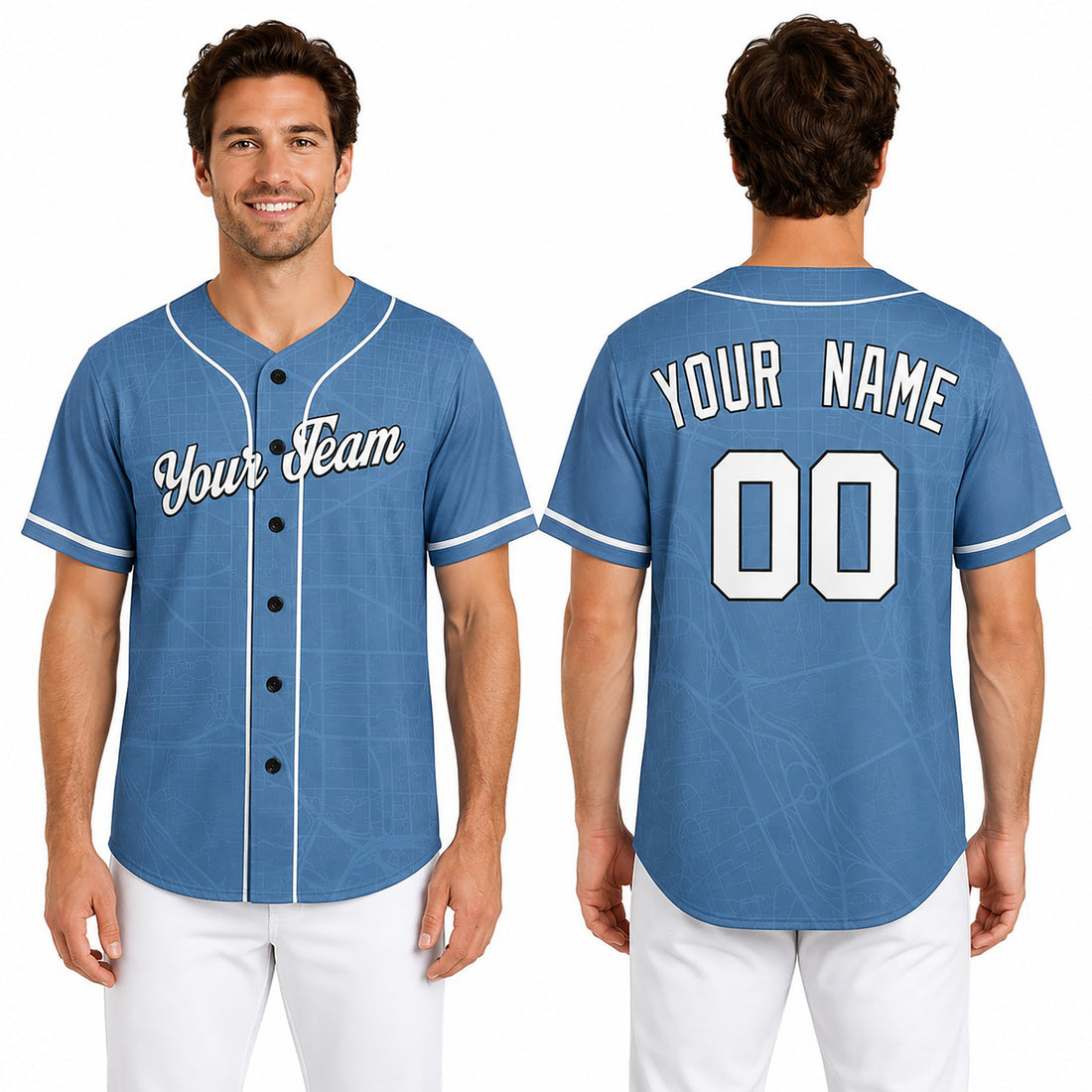 Personalized Washington Nationals Baseball Jersey - Blue 2025 City Style, Custom Name & Number-1