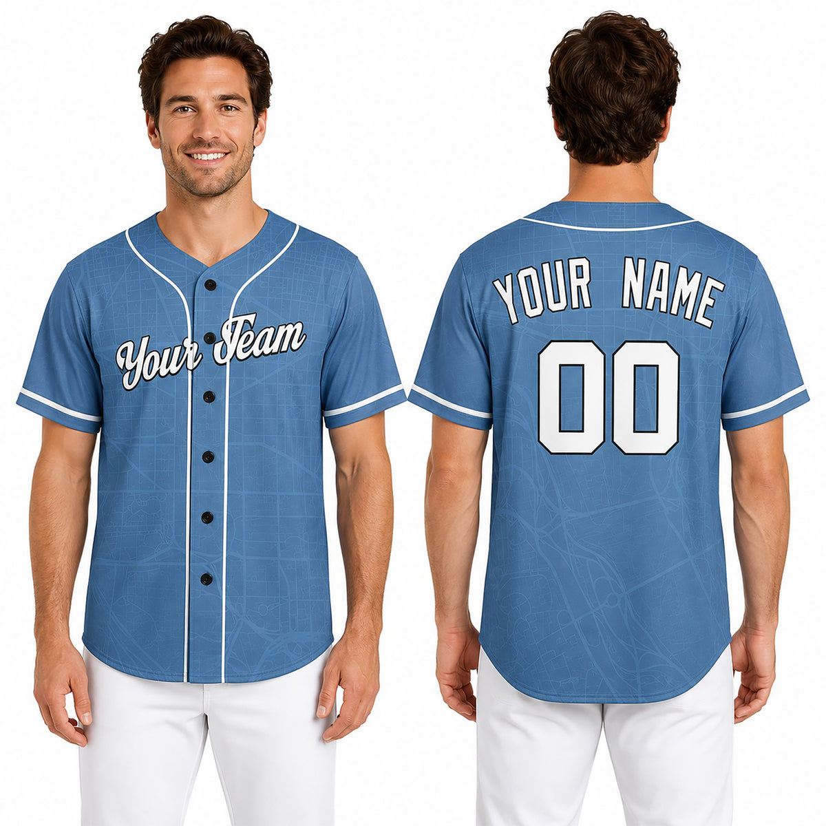 Personalized Washington Nationals Baseball Jersey - Blue 2025 City Style, Custom Name & Number-1