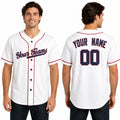 Personalized Washington Nationals Baseball Jersey - White Alternate Style, Custom Name & Number-1