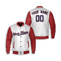Personalized Washington Nationals Varsity Jacket – White Red Alternate Style, Custom Name & Number-3