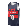 Personalized Washington Wizards Basketball Jersey - Navy Swingman Statement Style, Custom Name & Number-3