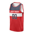 Personalized Washington Wizards Basketball Jersey - Red Fast Break Icon Style, Custom Name & Number-3