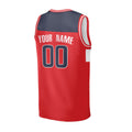 Personalized Washington Wizards Basketball Jersey - Red Fast Break Icon Style, Custom Name & Number-4